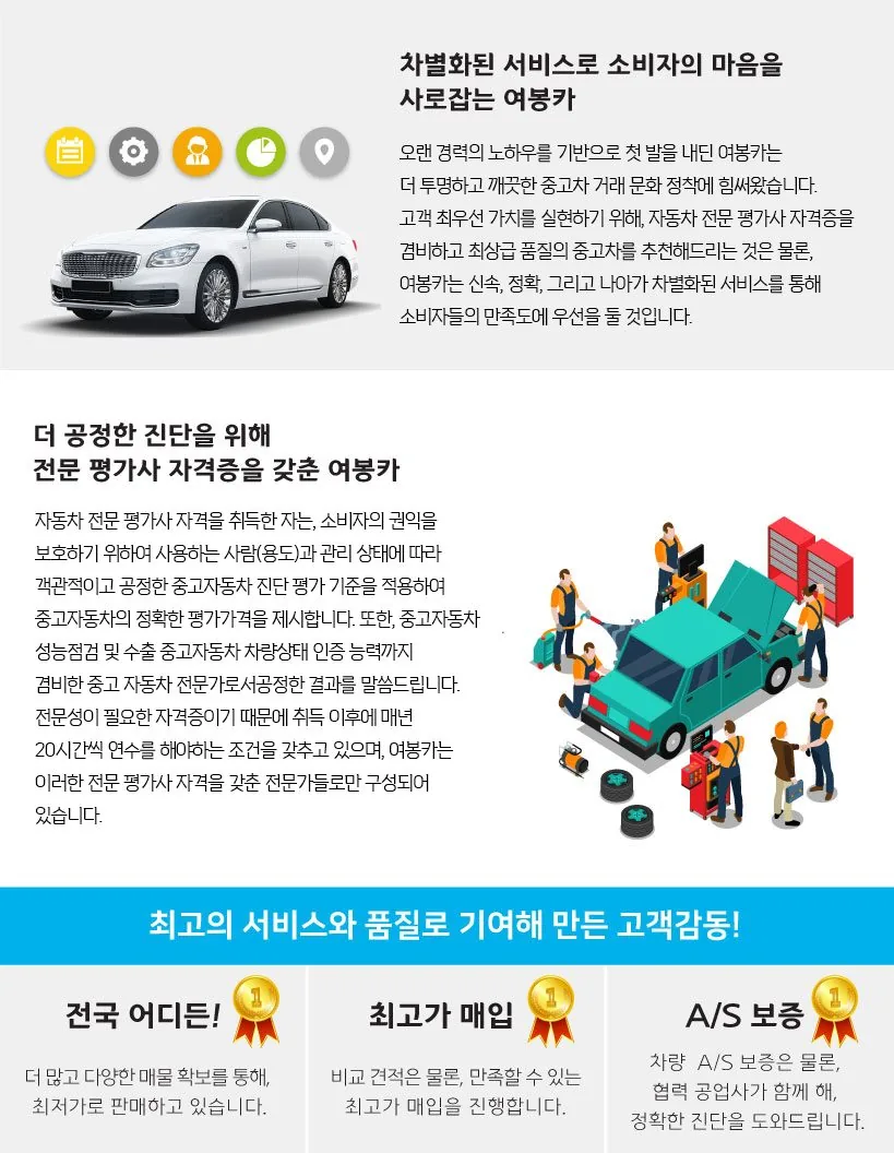 여봉카의차별화
