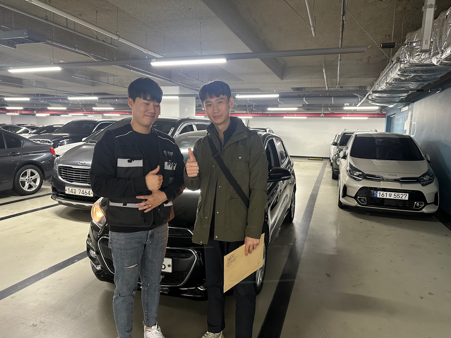 저렴하고 킬로수 짧은 스파크 중고차